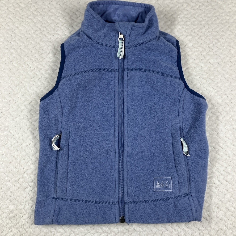 Rei Vest Girls XXS 4/5 Outdoor Lightweight Fleece Hike Camp